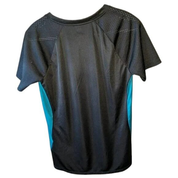 Fanatics San Jose Sharks Iconic Athena Lace-Up V-Neck T-Shirt NHL Top Tee Jersey - Picture 2 of 3